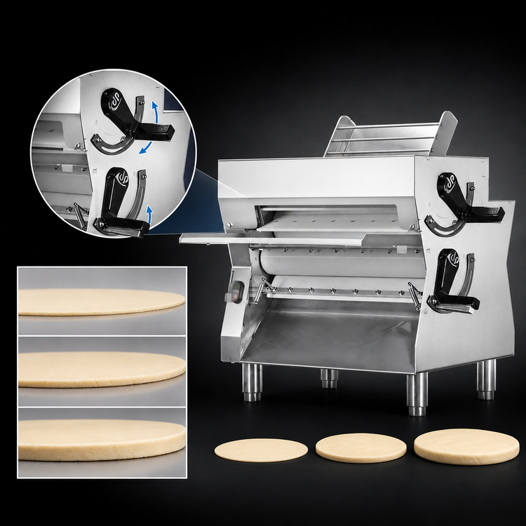 Product image #4 for Proluxe Two-Pass Countertop Dough Roller with 18-Inch Crust Capacity