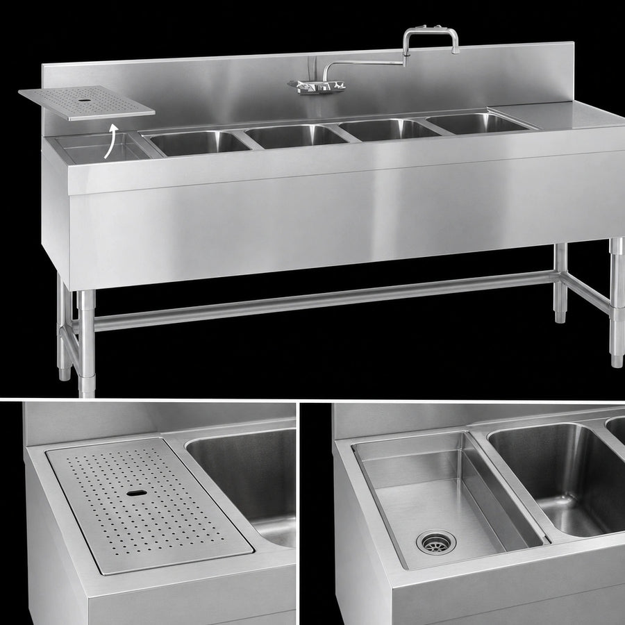 Left Drainboard With Removable Insert