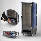 Thumbnail image #4 for Metro C5 Insulation Armour C539-CFC-U-BU Mobile Full-Height Combination Heated Holding & Proofing Cabinet with Clear Door, 120V