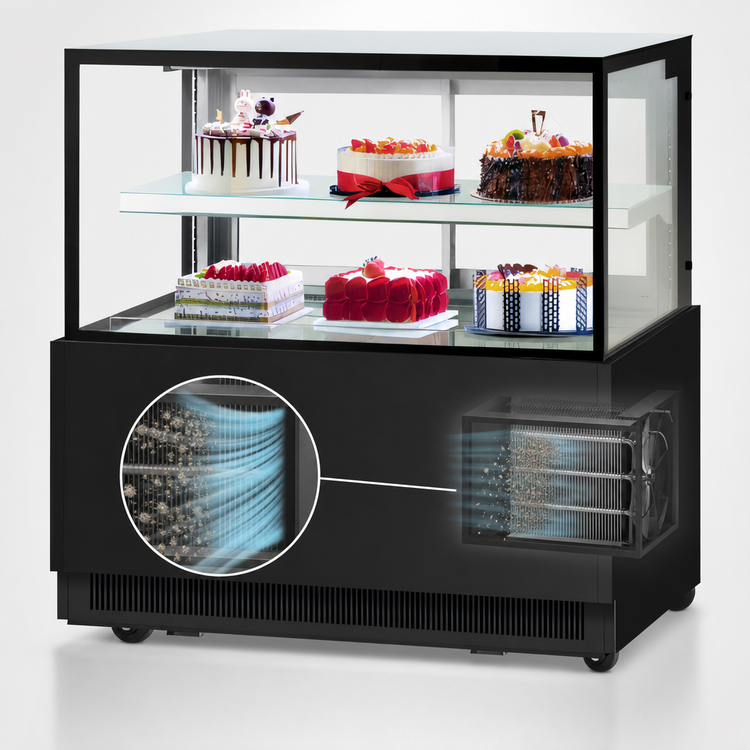 Product image #5 for Turbo Air 47-1/4-Inch Refrigerated Bakery Display Case with Straight Tempered Glass Front