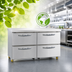 Thumbnail image #4 for Continental Refrigerator DF48N-U-D Designer Line 48-Inch Two-Section Undercounter Freezer with Drawers
