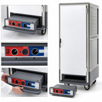 Thumbnail image #4 for Metro C5 Insulation Armour C539-CLFS-U-GY Mobile Full-Height Heated Holding & Proofing Cabinet, 18-Sheet Pan Capacity, 120V