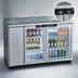 Thumbnail image #4 for Hoshizaki BB59-G-S Two-Section Glass Swing Door Back Bar Refrigerator, 59.5 Inch, Self-Contained Side-Mount, Stainless Steel Exterior