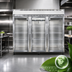 Thumbnail image #4 for Continental Refrigerator 3FENSSGD Three-Section Extra-Wide Reach-In Glass Door Display Freezer