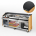 Thumbnail image #4 for Executive Series 95-Inch Portable Bar with Maple Wood Front and Sides, Solid Surface Top, and Dual Ice Bins