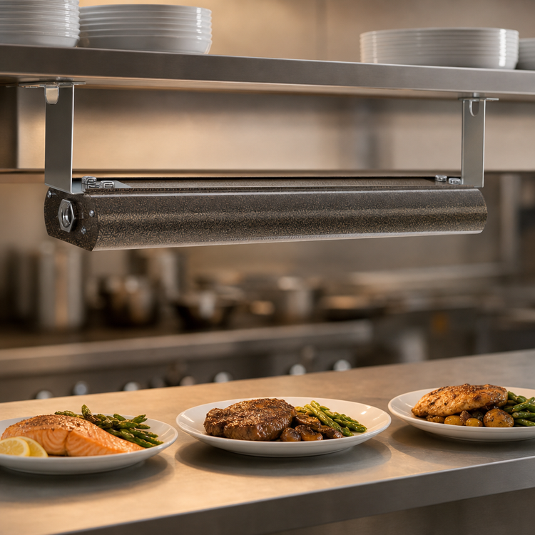 Product image #4 for Vollrath 42-Inch Low Profile Unlighted Heat Strip Lamp with Aluminum Housing, 120V