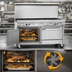 Thumbnail image #4 for Southbend Ultimate 60-Inch Gas Restaurant Range with 48-Inch Griddle, Convection Oven, and Cabinet Base