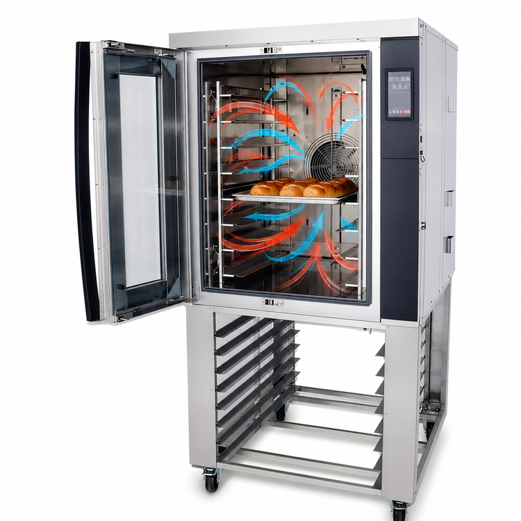 Product image #4 for Jet-Air JA8X Electric Full-Size Convection Oven, 8-Pan Capacity, Integrated Steam Injection