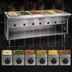 Thumbnail image #4 for Spec-Master HT6CB-208 6-Well Electric Hot Food Table with Enclosed Base