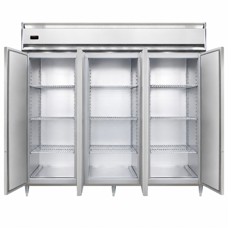 Product image #4 for Continental Refrigerator Designer Line DL3WE-SA Extra Wide Three-Section Heated Holding Cabinet