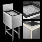 Thumbnail image #4 for Eagle Group Spec-Bar B30IC-19 30"W x 19"D Stainless Steel Underbar Ice Bin/Cocktail Unit, 84 lb. Capacity, Without Cold Plate