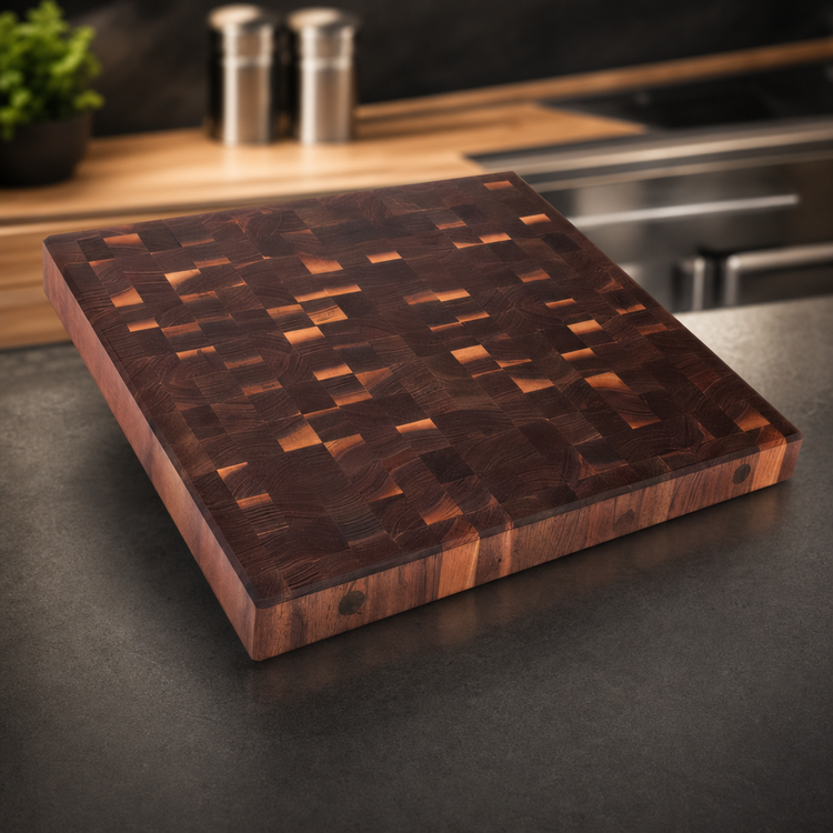 Product image #4 for John Boos Boos Block End Grain Walnut Island Countertop, 48"W x 32"D x 7" Thick
