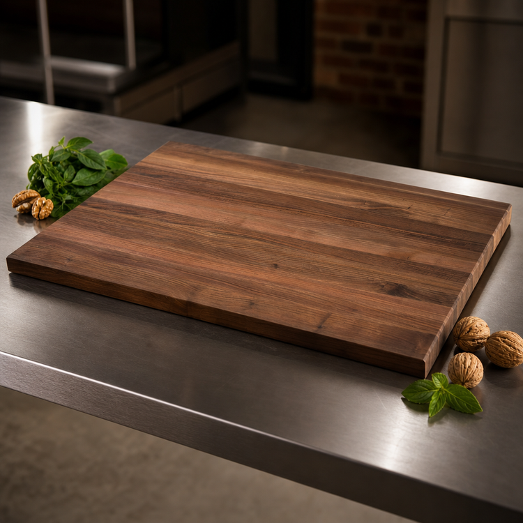 Product image #4 for John Boos Boos Block American Black Walnut Kitchen Countertop with Varnique Finish, 120 x 38 x 1-1/2 Inches