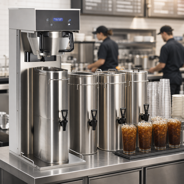 Product image #4 for BUNN IC3-DBC Single Automatic Fill Iced Coffee Brewer, 20 Gallons per Hour