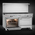 Thumbnail image #4 for Southbend Ultimate 60-Inch Gas Restaurant Range with 6 Burners, 24-Inch Griddle, Convection Oven, and Cabinet Base