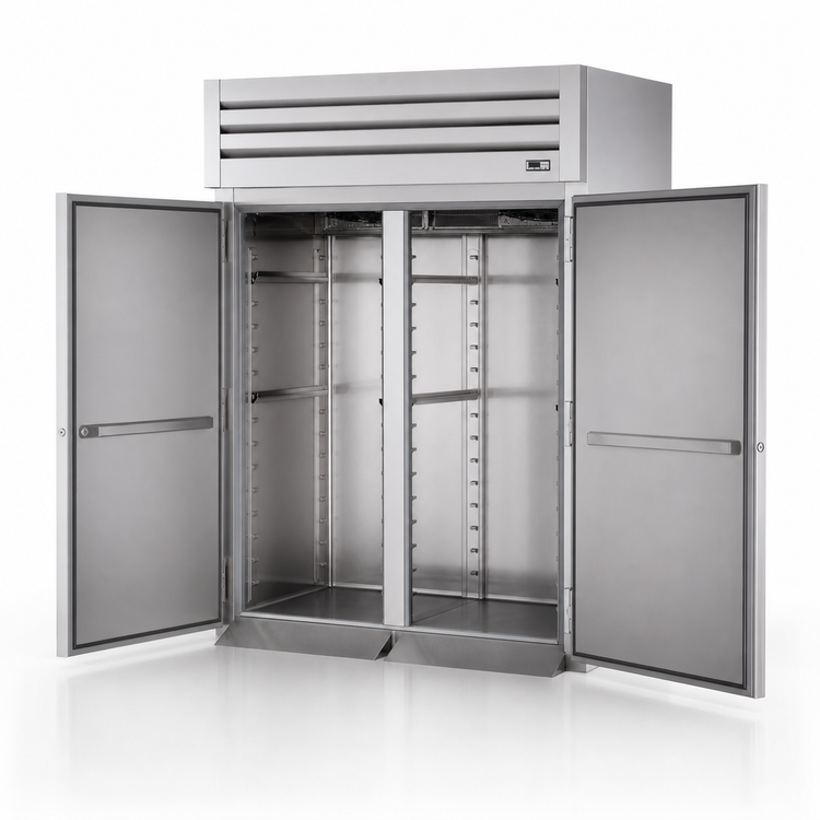 Product image #4 for True SPEC SERIES 2-Section Roll-In Freezer with Stainless Steel Doors