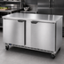 Thumbnail image #4 for Beverage Air 60-Inch Two-Section Worktop Freezer, 14.39 Cu. Ft., Flat Top, Solid Doors, Rear-Mounted Self-Contained R290 Refrigeration