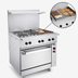 Thumbnail image #5 for Vulcan 36-Inch Electric Restaurant Range with 4 French Hotplates, 12-Inch Griddle, and Oversized Oven