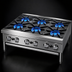 Thumbnail image #4 for Supreme JHP-636-F 36-Inch Floor Model Gas Hot Plate with 6 Open Burners