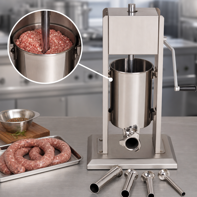 Product image #4 for Uniworld Deluxe 5 lb Vertical Portable Sausage Stuffer with 2-Gear System