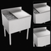 Thumbnail image #4 for Krowne Silver Series Insulated Stainless Steel Bar Ice Bin with Full Sliding Cover