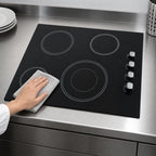Thumbnail image #4 for Summit Commercial CR4B30MB 30-Inch Built-In Electric Radiant Cooktop, 4-Burner Ceramic Glass Top, Manual Controls