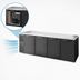 Thumbnail image #4 for True 108-Inch Four-Section Refrigerated Back Bar Cooler with Stainless Steel Top and Solid Doors