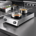 Thumbnail image #4 for Garland Instinct Dual Hob 2-Burner Countertop Induction Cooktop, Rotary Control, Stainless Steel
