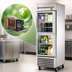 Thumbnail image #4 for True 27-Inch One-Section Reach-In Refrigerator with 2 Half Glass Doors