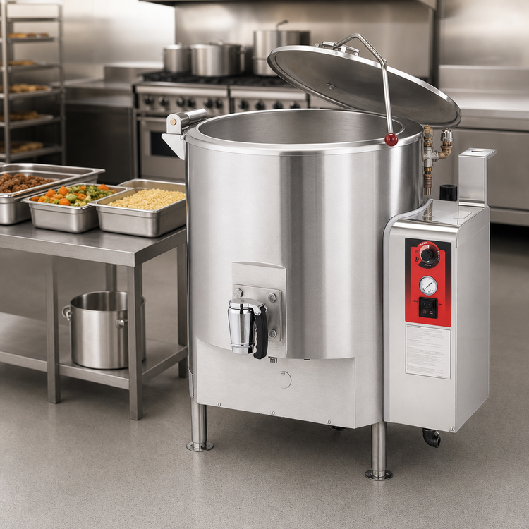 Product image #5 for Vulcan GT150E 150-Gallon Gas Fully Jacketed Stationary Kettle