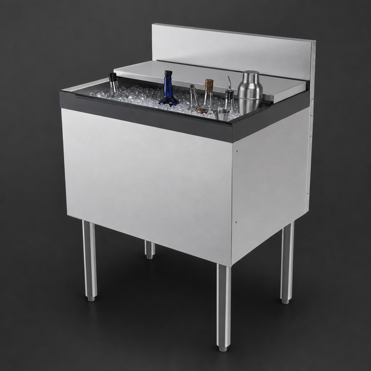 Product image #4 for Perlick Top Shelf TSD30IC 30-Inch Freestanding Modular Underbar Ice Chest/Cocktail Unit