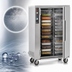 Thumbnail image #4 for FWE MT-1220-20 Mobile Moisture Holding Cabinet, 20 Pan Capacity, 2-Door, Stainless Steel
