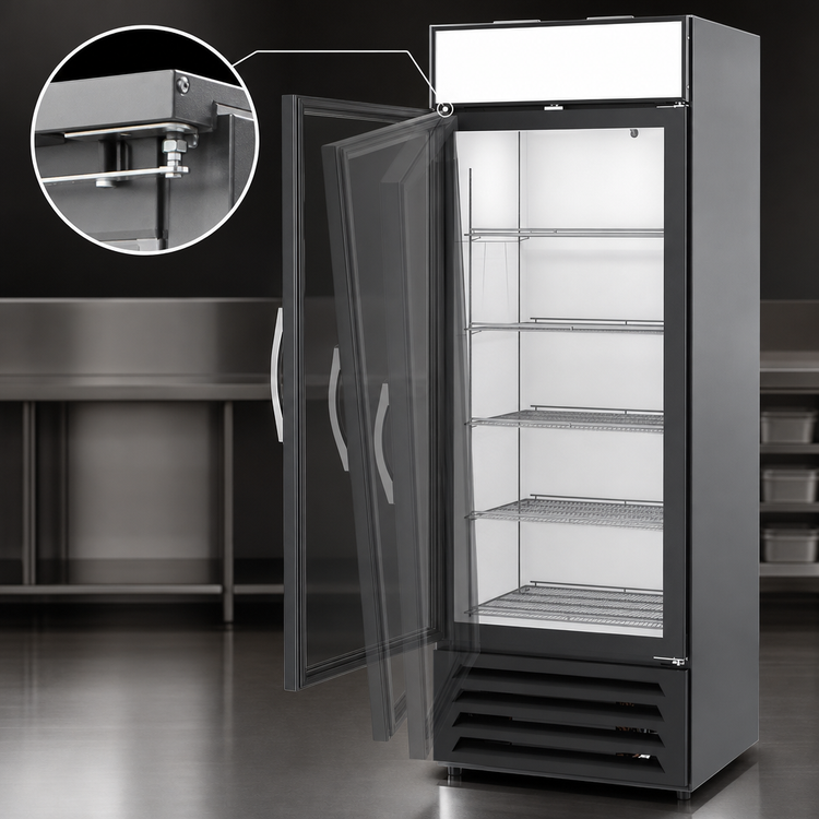 Product image #4 for Beverage-Air MarketMax One-Section Reach-In Glass Door Refrigerated Merchandiser, 23.32 Cu. Ft.