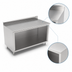 Thumbnail image #4 for John Boos Stainless Steel Open Front Cabinet Base Work Table with 5-Inch Backsplash, 36 x 30 Inches