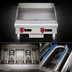 Thumbnail image #4 for American Range ARSTG-24 24-Inch Thermostatic Countertop Gas Griddle, 60,000 BTU