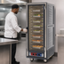 Thumbnail image #4 for Metro C5 3 Series Full Height Heated Holding Cabinet, Low-Watt 120V, Clear Polycarbonate Door, Fixed Wire Slides, Gray Insulation Armour