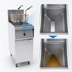 Thumbnail image #4 for Omcan 40 lb. Electric Floor Fryer, 208V, 3-Phase, 12 kW