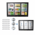 Thumbnail image #4 for KoolMore 53-Inch Three-Section Back Bar Refrigerator with 3 Sliding Glass Doors, 11.3 Cu. Ft., Black