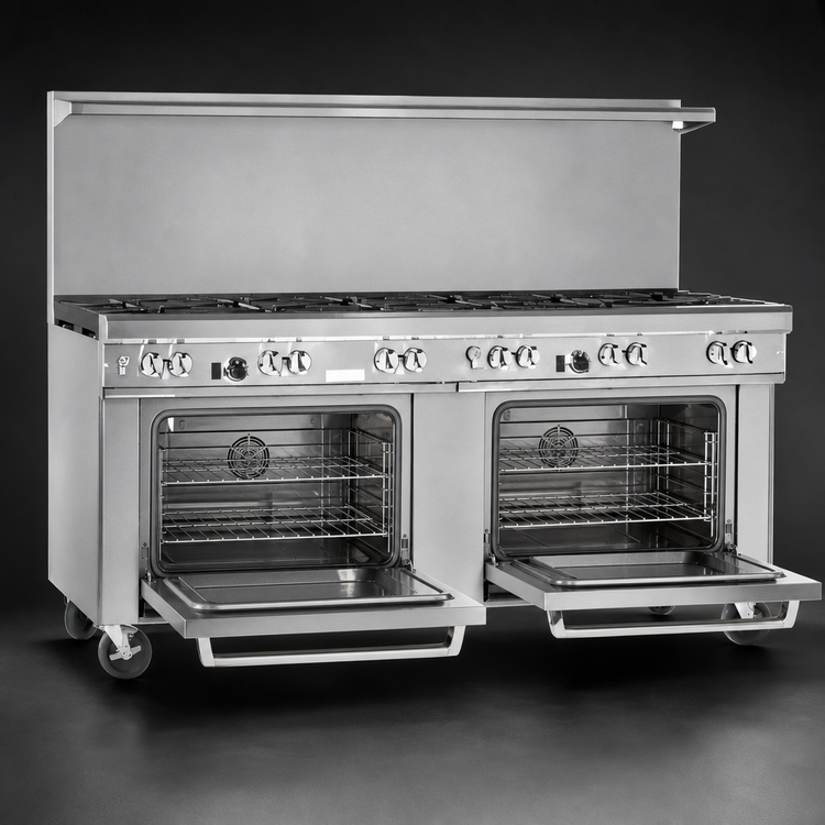 Product image #4 for Southbend Ultimate 72-Inch Gas Restaurant Range with 11 Open Burners and 2 Convection Ovens