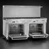 Thumbnail image #4 for Southbend Ultimate 72-Inch Gas Restaurant Range with 11 Open Burners and 2 Convection Ovens