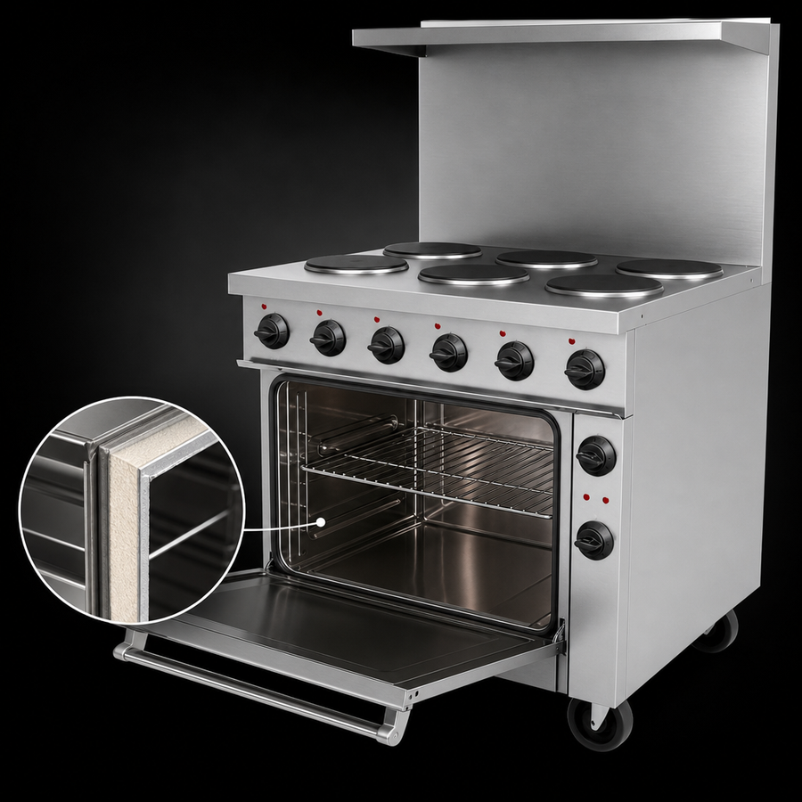 Fully Insulated Stainless Steel Oven