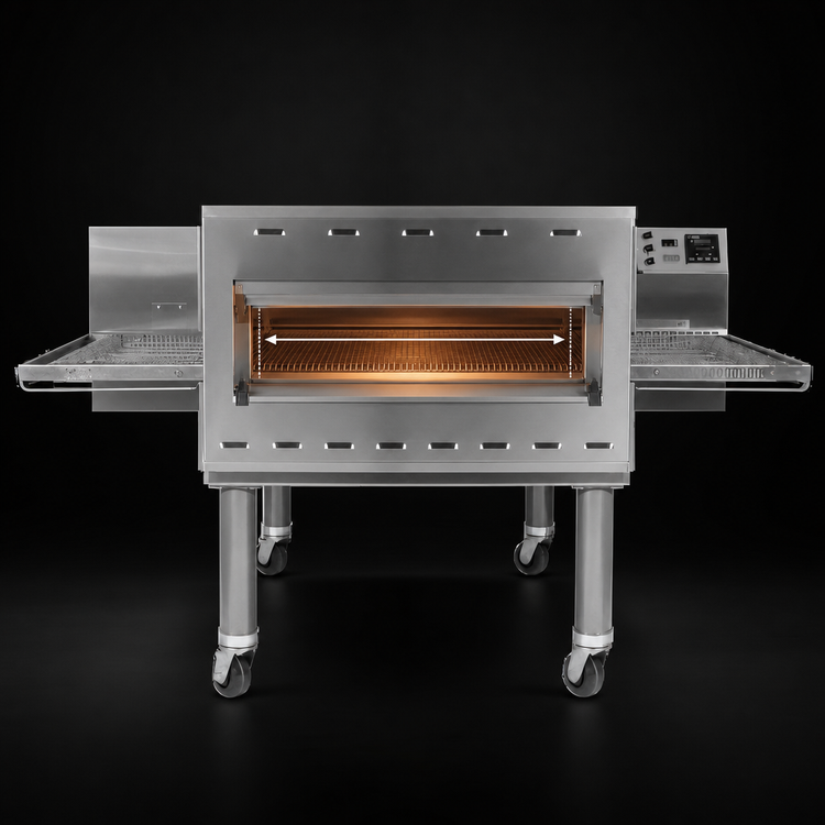 Product image #4 for Middleby Marshall PS3240E-1 Impingement PLUS Single Deck Electric Conveyor Oven with 40.5-Inch Chamber