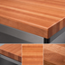 Thumbnail image #4 for Boos Block American Cherry Edge Grain Kitchen Countertop with Full-Length Rails, 24 x 25 x 1-1/2 Inch, Penetrating Oil Finish