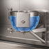 Thumbnail image #4 for Legion TWSWT-80 80-Gallon Direct Steam Full-Jacketed Tilting Wall-Mount Kettle