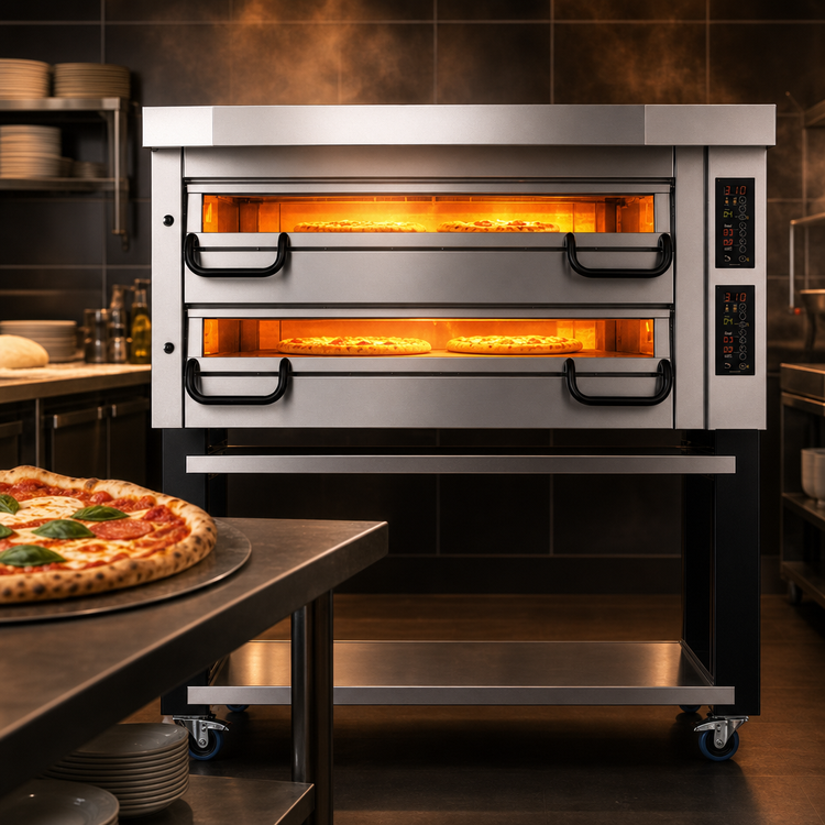 Product image #4 for PizzaMaster PM 822ED Two-Deck Electric Stone Hearth Pizza Oven