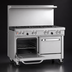 Thumbnail image #4 for Southbend Ultimate 48-Inch Commercial Gas Range with 7 Burners, Standard Oven and Cabinet Base