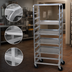 Thumbnail image #5 for Channel Manufacturing SRS-11 Slanted Aluminum Display Rack, 11-Tray Capacity