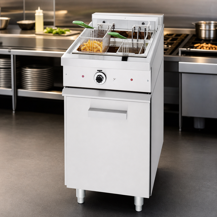 Product image #4 for Garland Sentry S18SF Range-Match Electric Restaurant Fryer, 30 lb, 16 kW