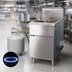 Thumbnail image #5 for IKON Cooking Split Pot LP Gas Commercial Deep Fryer, 40 lb. Per Tank, 120,000 BTU