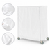 Thumbnail image #4 for Metro Waterproof Vinyl-Nylon Coated Cart Cover for 60 x 18 x 54 Inch Queen Mary/Banquet Cart